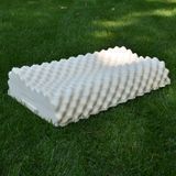 Латексная подушка КОНТУР МАССАЖНАЯ 38x60 см 2019 фото Hevea