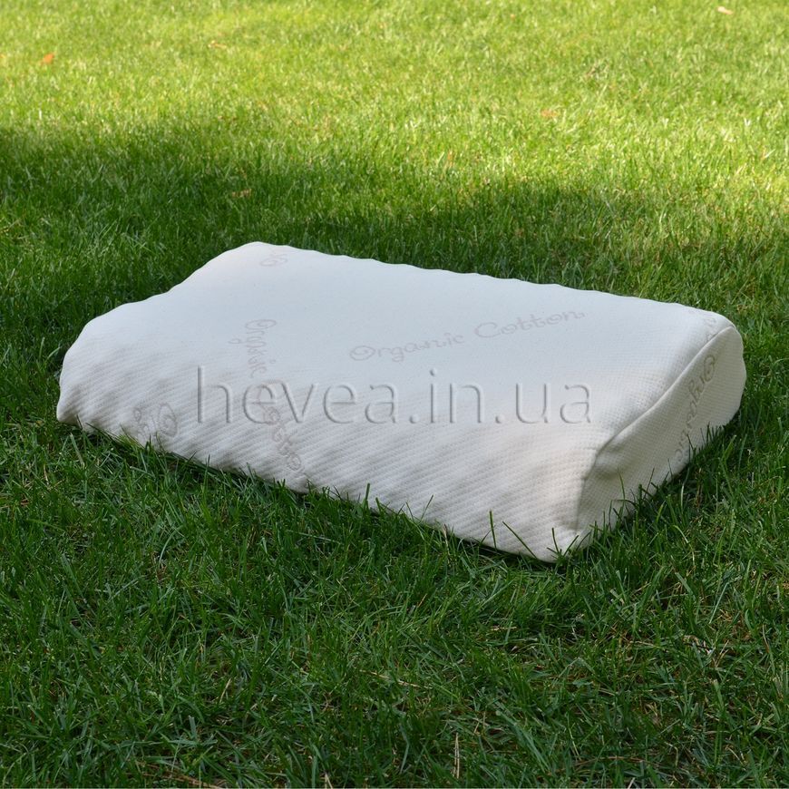 Латексная подушка КОНТУР МАССАЖНАЯ 38x60 см 2019 фото Hevea