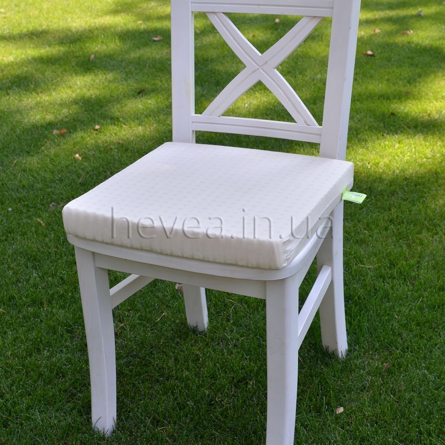 Латексная подушка накладка на стул CUSHION 40x40x5 см 2026 фото Hevea