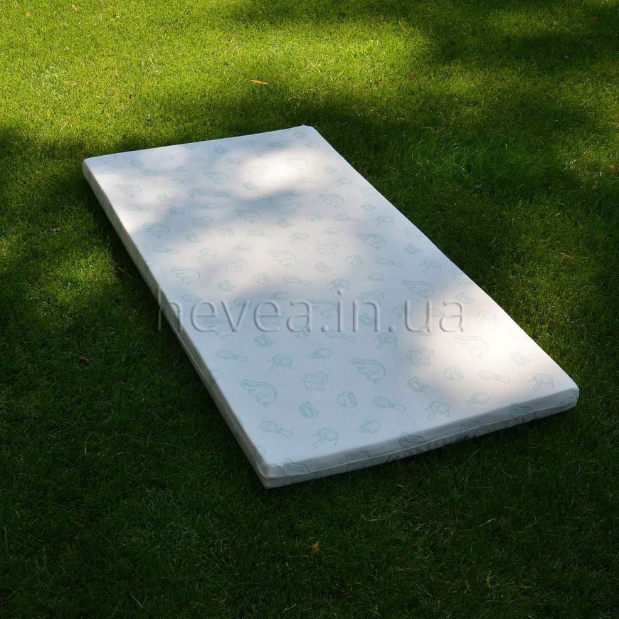 Ортопедичний дитячий латексний матрац в ліжечко 60x120x5 см (95 кг/м3) 4000 фото Hevea
