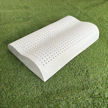 Угольная латексная подушка КОНТУР GREY 38x60 см